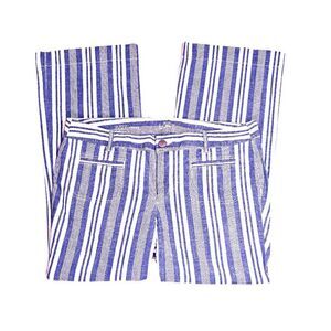 LOFT Curvy Striped Trouser Jeans